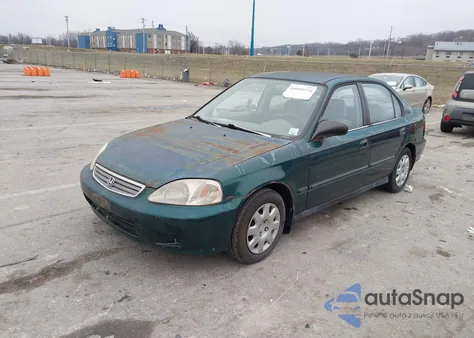 2000 Honda Civic Value Package from USA, damaged, VIN 2HGEJ6615YH532794